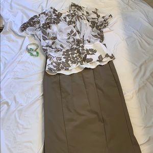 New York $ Co. Sheer blouse with sweet details